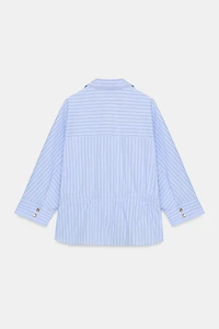 BOW STRIPED SHIRT