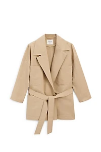 Oversize cotton and linen jacket - LIMITED EDITION