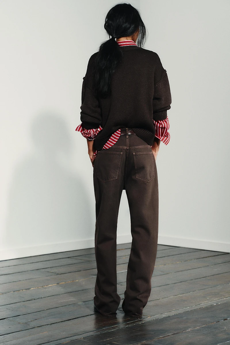 TRF HI-RISE STRAIGHT LEG JEANS