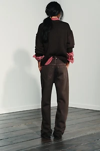 TRF HI-RISE STRAIGHT LEG JEANS