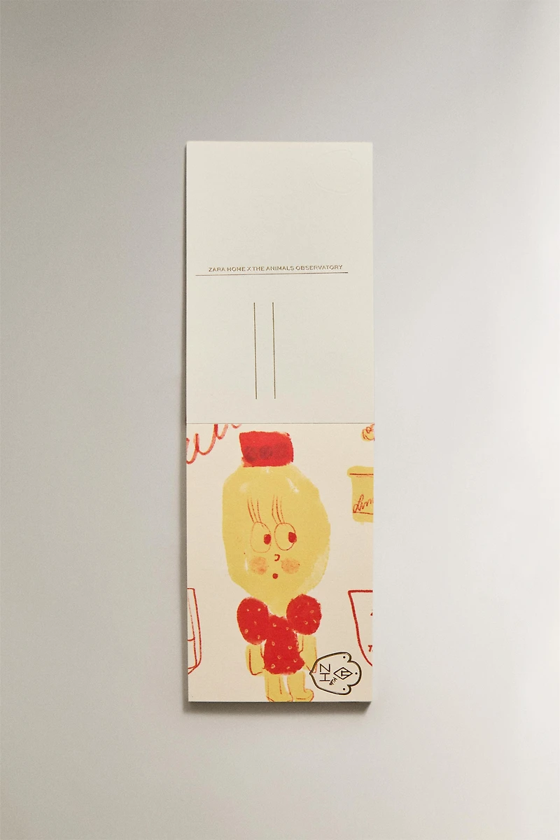 LIMONCELLA X THE ANIMALS OBSERVATORY POSTCARD NOTEBOOK