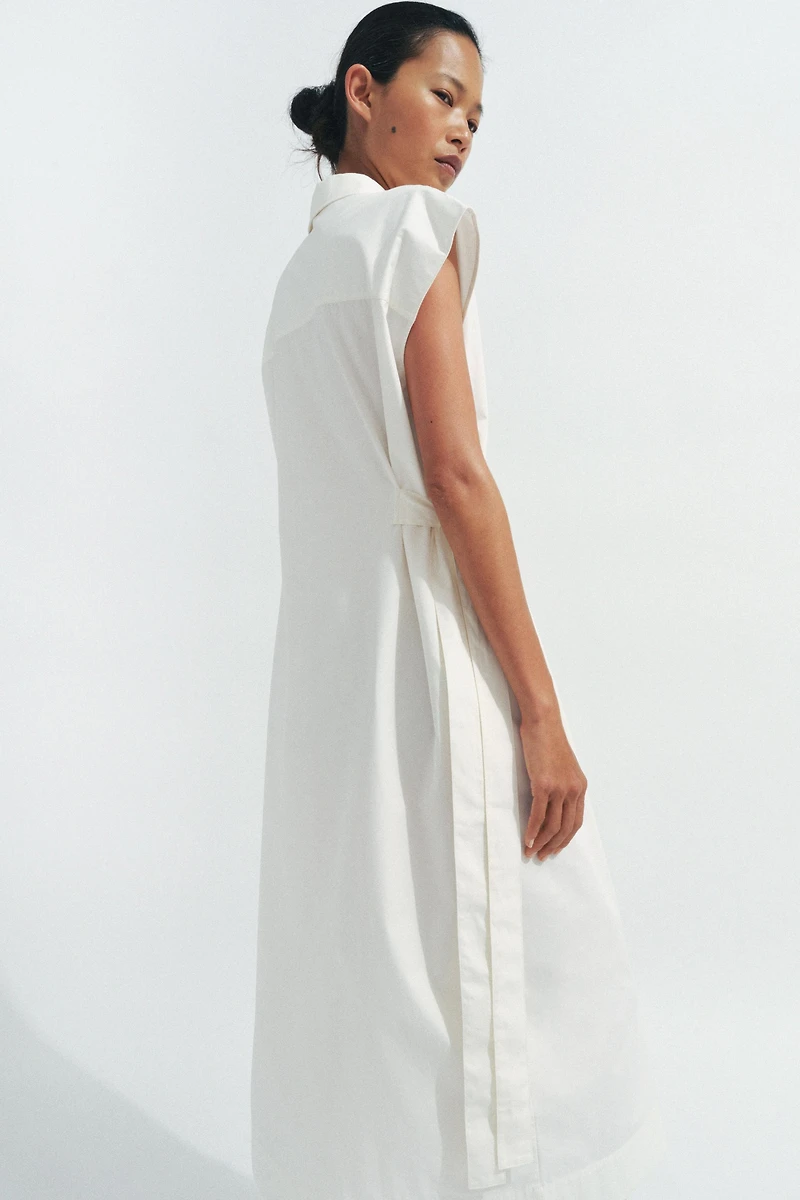 TIED SHIRT DRESS ZW COLLECTION
