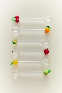 PACK OF FRUIT GLASS DESSERT SPOONS (PACK OF 6)