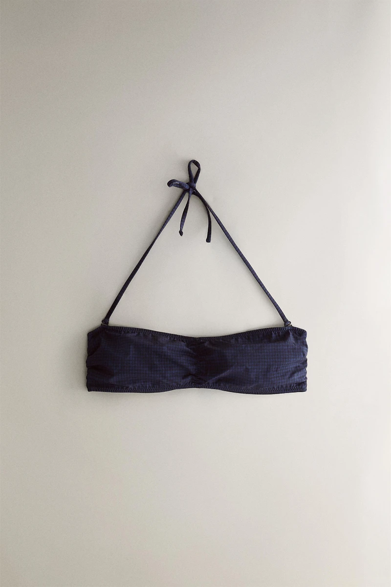 HAUT DE BIKINI PLAGE VICHY