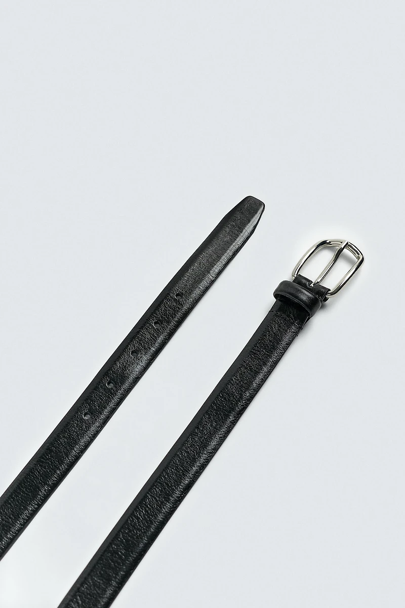 LEATHER BELT AARON LEVINE X ZARA