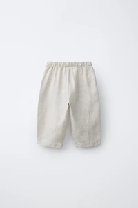 100% LINEN BAGGY PANTS