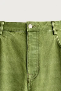 WASHED STRAIGHT-FIT JEANS