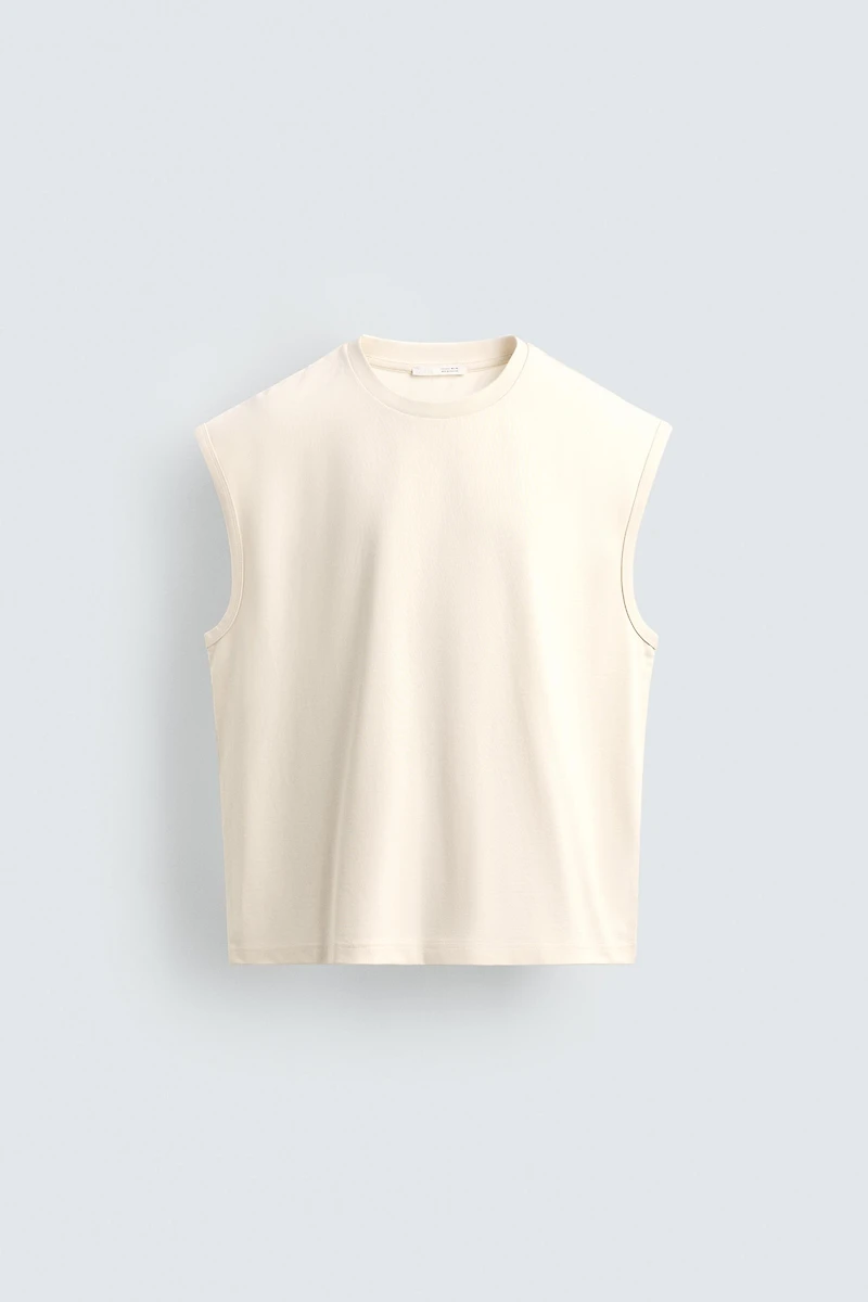 NEOPRENE EFFECT TANK TOP