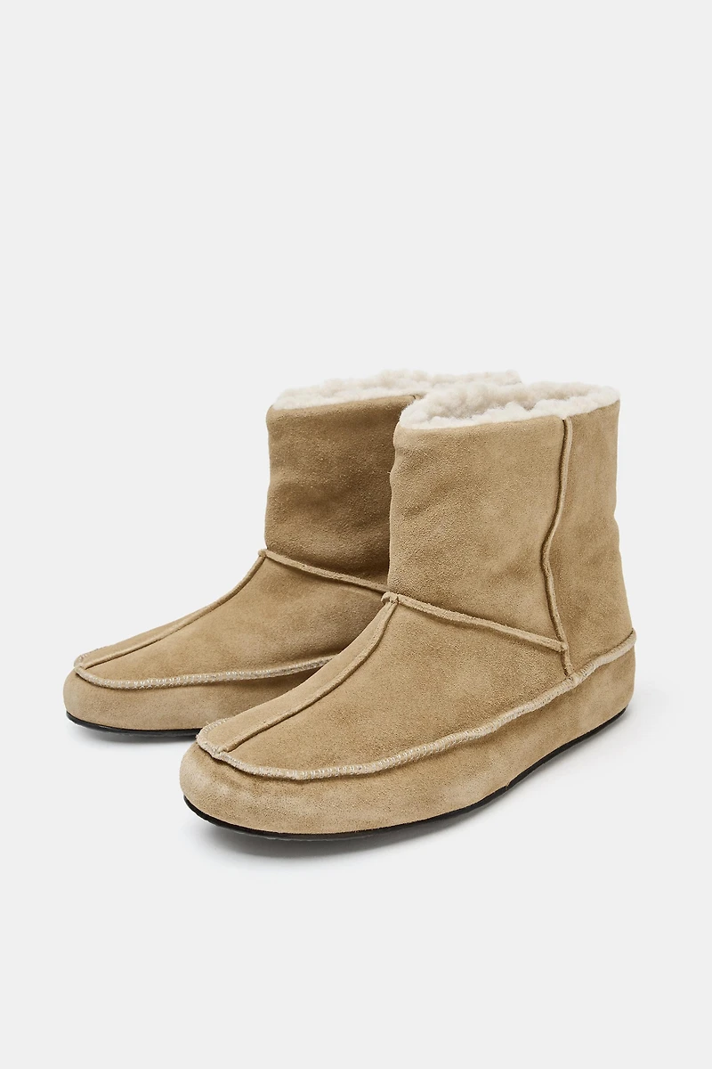 BOTTINES EN CUIR SOFT