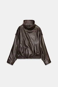 BLOUSON EN MATIÈRE SYNTHÈTIQUE