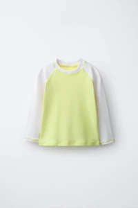 1-6 YEARS/ RAGLAN SLEEVE SWIM T-SHIRT