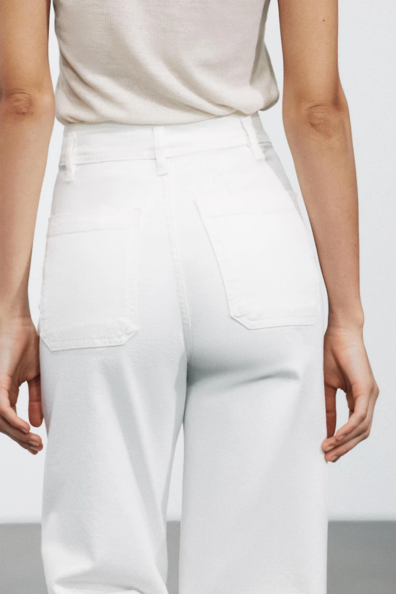 ZW COLLECTION HIGH WAIST WIDE LEG JEANS