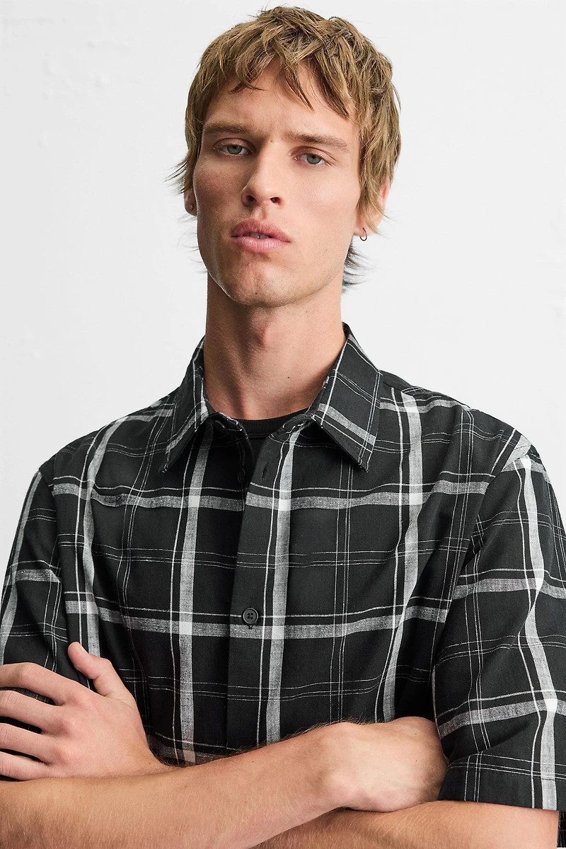 CHEMISE RELAXED FIT À CARREAUX