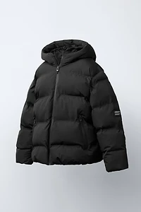 WATER REPELLENT LABEL PADDED COAT
