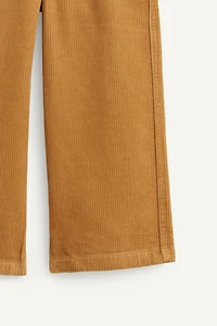 LIMITED EDITION CORDUROY WIDE LEG PANTS