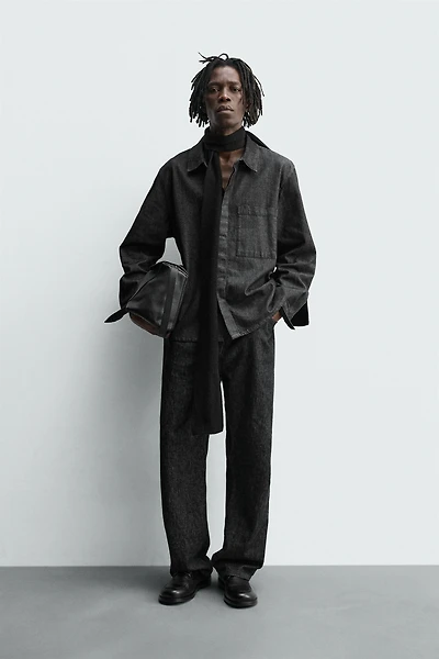 CHEMISE EN DENIM LAVÉ