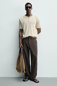 WOVEN SHOPPER BAG