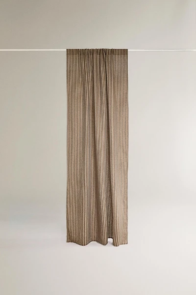 STRIPED LINEN CURTAIN