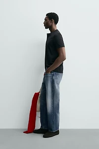HENLEY NECK T-SHIRT