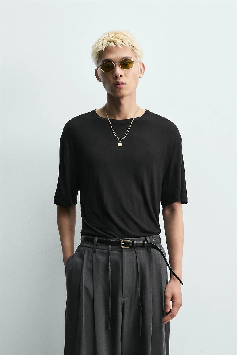 RELAXED FIT 100% BAMBOO T-SHIRT