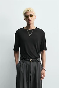 RELAXED FIT 100% BAMBOO T-SHIRT
