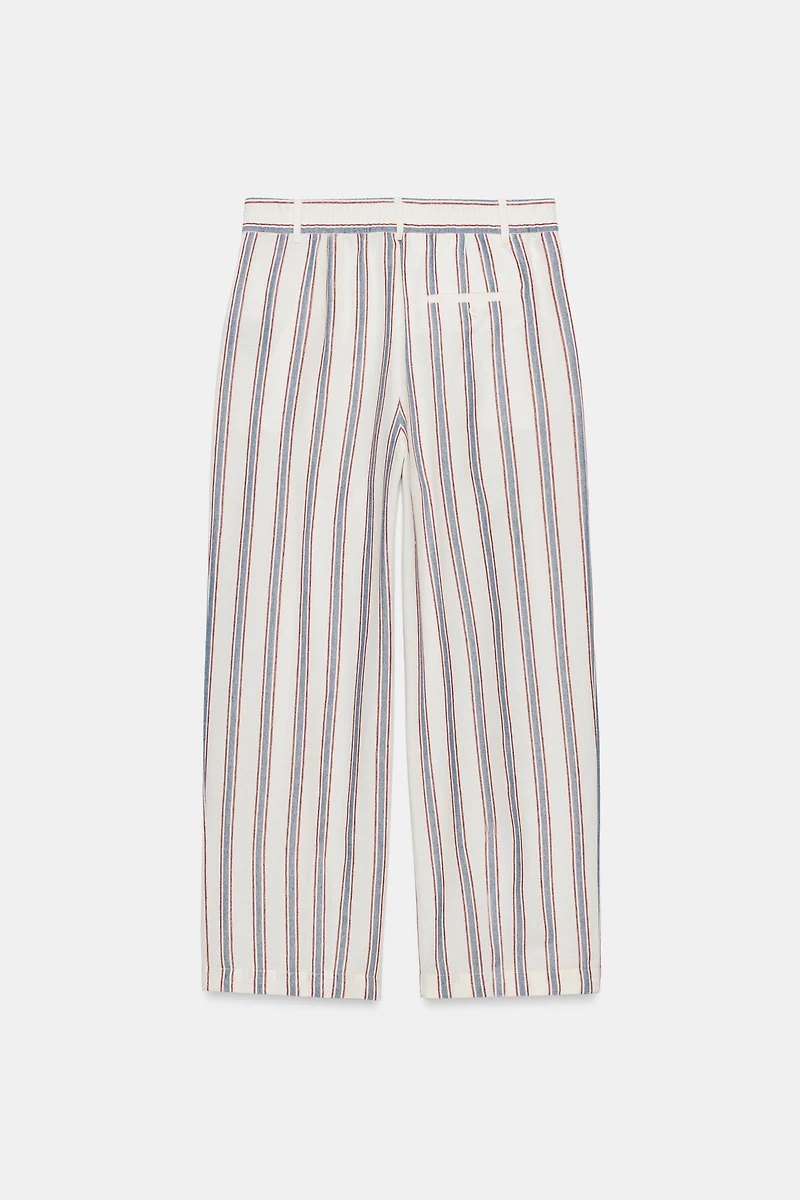 ZW COLLECTION STRIPED BALLOON PANTS