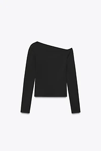 ASYMMETRIC POLYAMIDE T-SHIRT