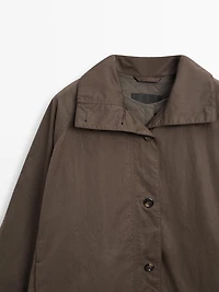 Long parka with detachable gilet