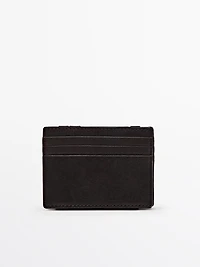 Nappa leather "magic" wallet