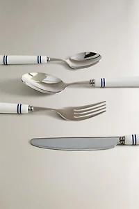4-PIECE CERAMIC FLATWARE SET