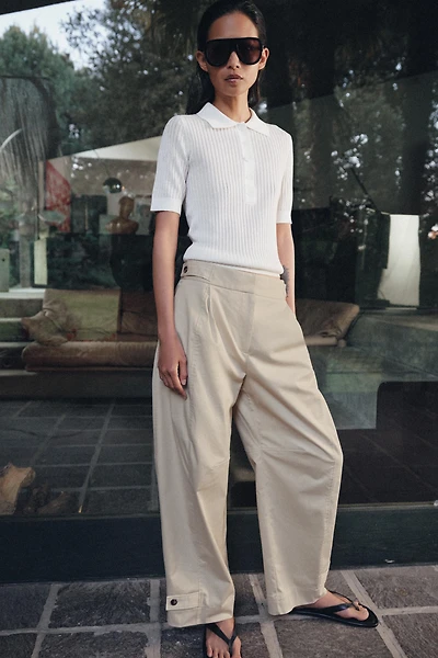 PANTALON CHINO À PASSANTS ZW COLLECTION
