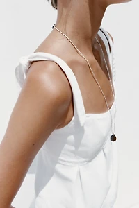 Z1975 DENIM STRAPPY TOP
