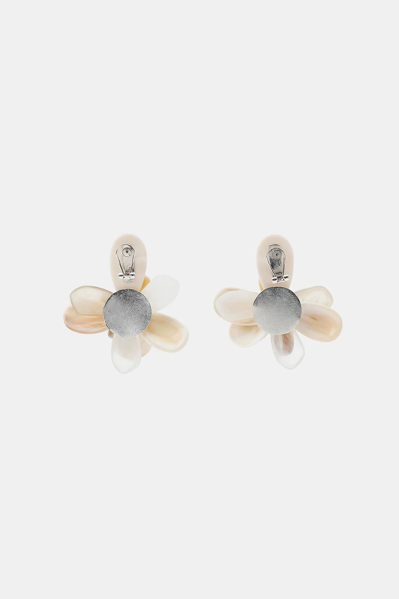 RESIN FLOWER EARRINGS