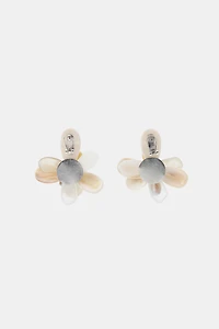 RESIN FLOWER EARRINGS