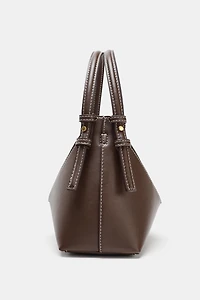 MINI SEAM DETAIL BUCKET BAG