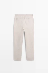 100% linen textured co-ord pants