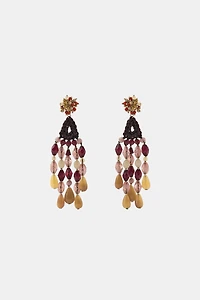 BEADED CROCHET EARRINGS