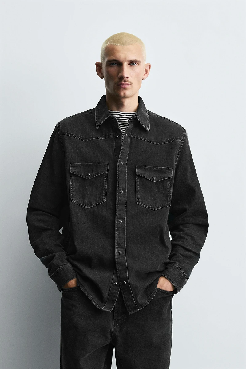 DENIM WESTERN SHIRT