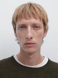 Seamless wool blend knit sweater