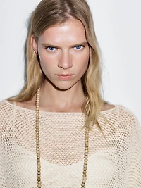Cape en maille texturée