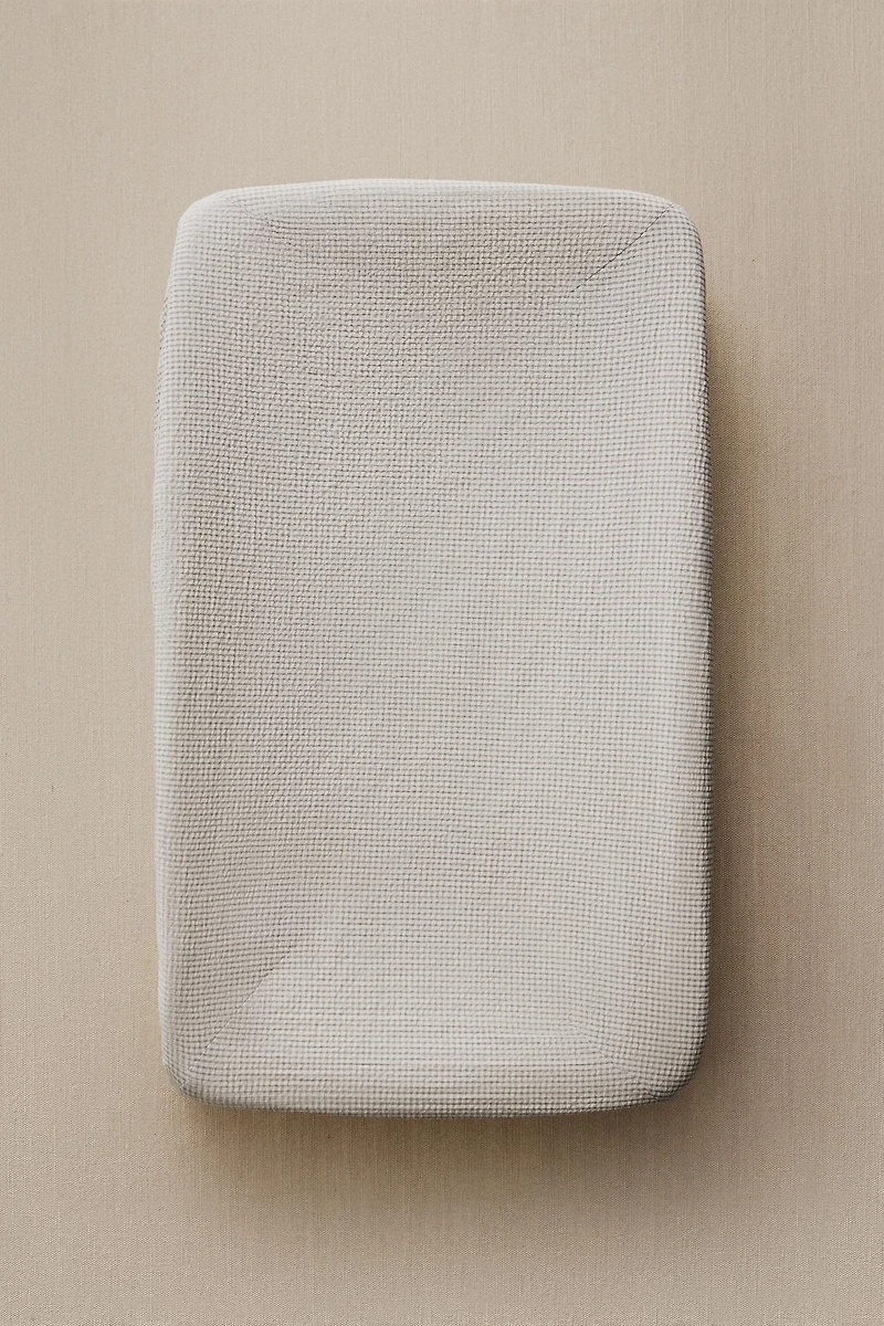 BABY GINGHAM CHANGING PAD COVER