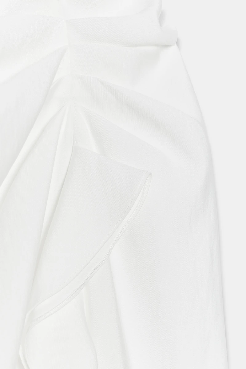 ZW COLLECTION RUFFLED MIDI SKIRT