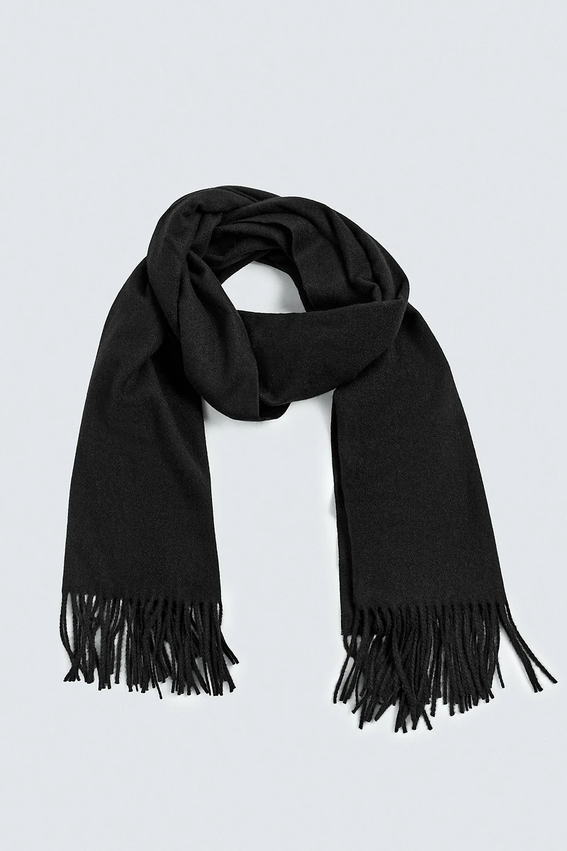 FRINGED SCARF