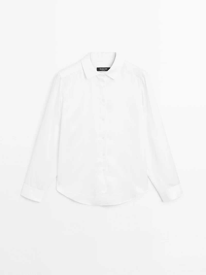 Chemisier fluide satin