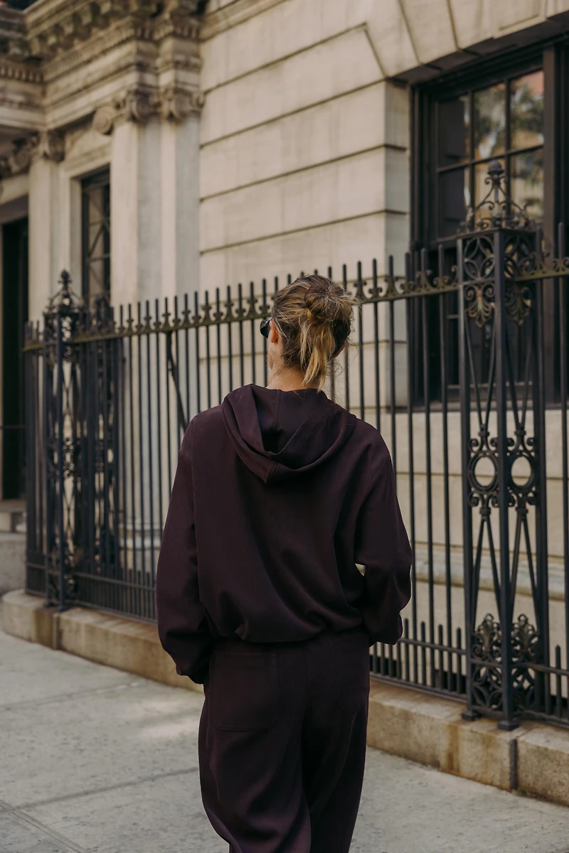 BLOUSON BOMBER À CAPUCHE