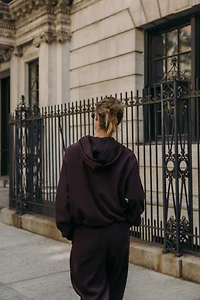 BLOUSON BOMBER À CAPUCHE