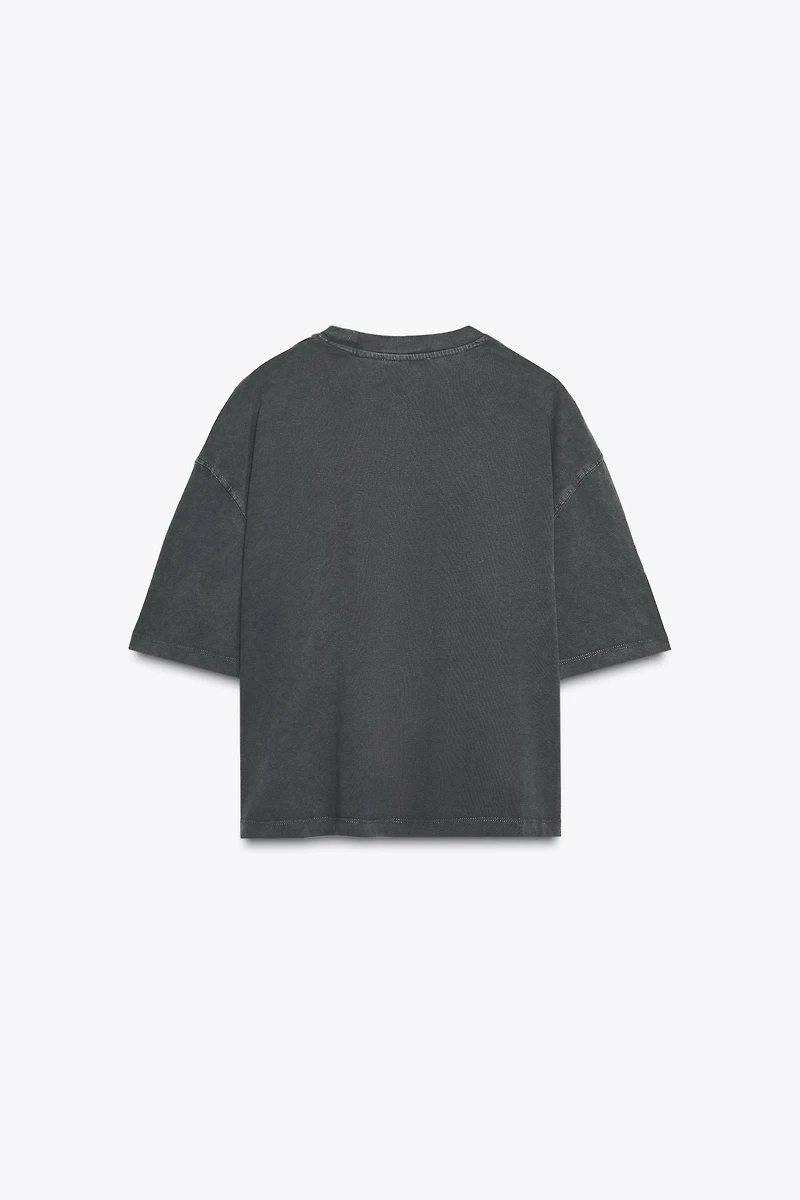 TITANIC WASHED EFFECT T-SHIRT