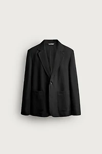 TEXTURED SUIT BLAZER