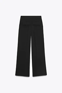 CHAIN WIDE LEG PANTS