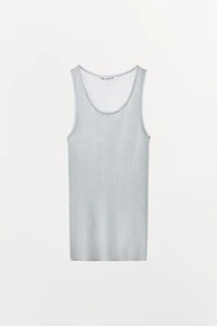 METALLIC THREAD TOP